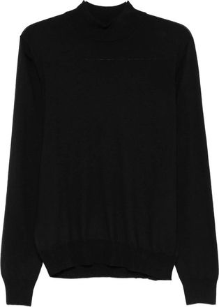 Tagliatore Truien Zwart - Heren - Coltruien - Zwart - 3XL - Wol - Truien & Vesten