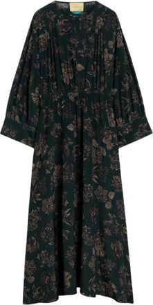 Momoni Midi Kleedjes - Dames - Casual kleedjes - Groen - M - Kleedjes