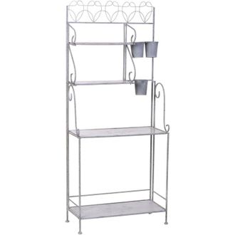 Wanderlust Deco Wanderlust Deco - Expositor Estanter&iacute;a De Metal Con 4 Baldas 77.47x36.2x179.71h Cm