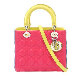 Dior Pre-owned Dior Medium Lambskin Cannage Lady Dior Ladies 7SBCO3HGFOOFDMW1
