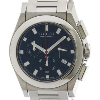 Gucci Pre-owned Pantheon Ya115235 Polshorloge - Heren - Pre-owned - Zwart - Maat: ONE Size