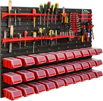 OEM Tablero De Herramientas Para Taller De 117x78 Cm + 30 Bandejas