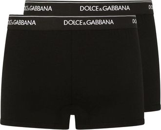 Dolce & Gabbana Cotton Boxer Shorts - Black
