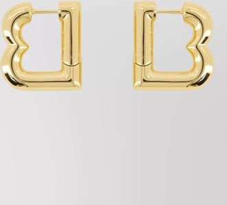 Balenciaga metal earrings