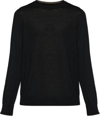Paul Smith Wool Sweater - Heren - Ronde hals truien - Zwart - M - Wol - Truien & Vesten