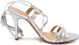 Roberto Festa Milano Ster Vetersandaal Luxor Zilver - Dames - Sandalen met hakken - Grijs - 40 EU - Schoenen
