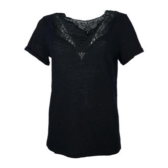 HUGO BOSS Dames, Tops, Zwart, Maat: M Linnen