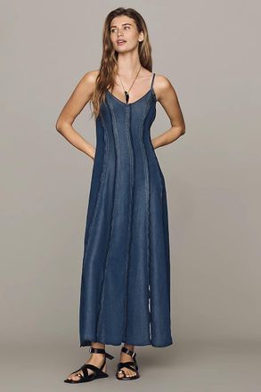 Pilcro Seamed Midi Dress