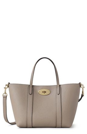 Mulberry Mini Bayswater Leather Tote in Cashmere Taupe at Nordstrom