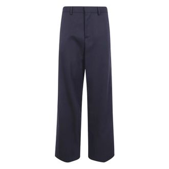 Ann Demeulemeester Wide Broeken - Dames - Wijde Broeken - Zwart - XL - Broeken