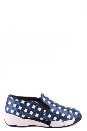 Pinko Pailletten Gingham Slip-on Sneakers
