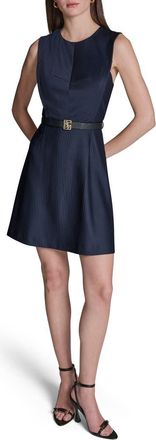 BCBGeneration Sleeveless Belted Minidress in Deep at Nordstrom, Size 16