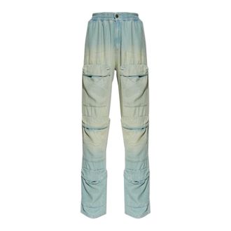Diesel Straight Trousers, female, Blue, Size: W26 D-Pocky-S Trousers