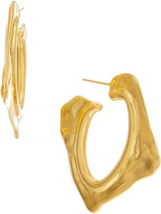 Oscar De La Renta Abstract O Small Earrings