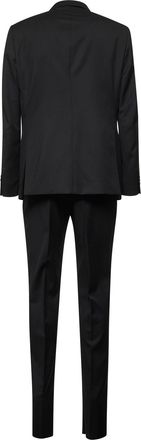 Tagliatore Mens Suit Bruce Black Virgin Wool Suits