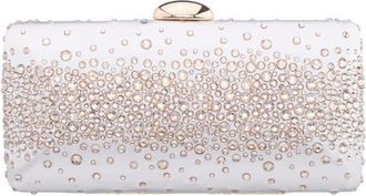 Nina Purity Frame Clutch in Ivory at Nordstrom