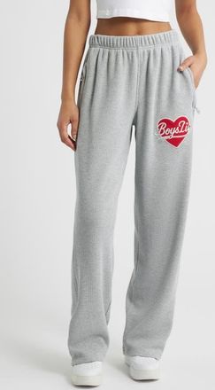 Boys Lie Alex Signature Thermal Sweatpants in Grey at Nordstrom, Size X-Large