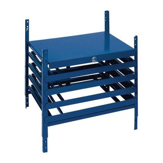 OEM Elemento De Caj&oacute;n Logs 220 H520xw540xf390mm 4 Cajones Cerrables Para Cajas Azul