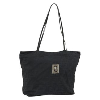 Fendi Pre-owned Tote Bags, female, Black, Size: ONE SIZE Pre-owned Vintage Tote Bag