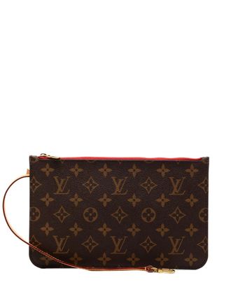 Louis Vuitton 2019 Monogram Neverfull MM pouch - Marrone