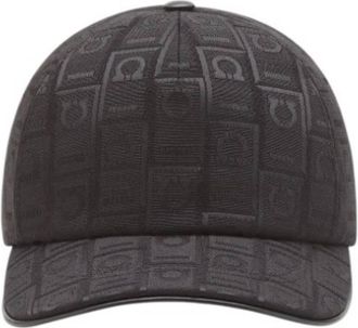 Ferragamo Baseball Cap with Gancini Monogram
