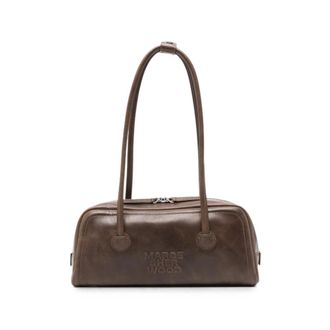 Margesherwood Logo-debossed Leather Shoulder Bag