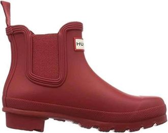 Hunter Klassieke Chelsea Boot - Dames - Regenlaarzen - Rood - 37 EU - Schoenen