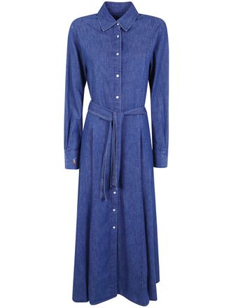 Ralph Lauren Dress Long Sleeve Woven Shirt Dress