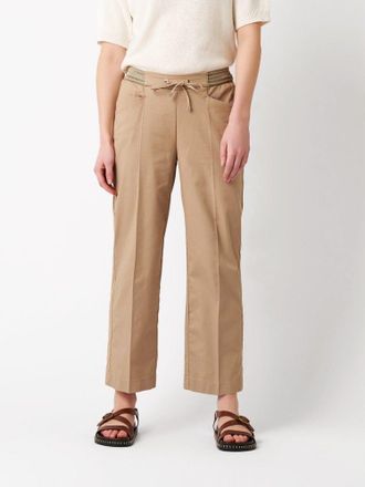 Toni 7/8-Hose TONI Sue Wide 7/8, Damen, Gr. 36, N-Gr, sand, Web, Obermaterial: 87% Baumwolle, 10% Polyamid, 3% Elasthan, kn&ouml;chelfrei, Hosen 7/8-Hose, aus s