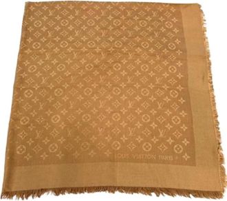 Louis Vuitton Pre-owned Shawl - Dames - Vintage Accessoires - Bruin - ONE Size - Vintage