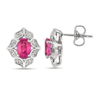 Le Vian Passion Ruby Earrings set in 14K Vanilla Gold