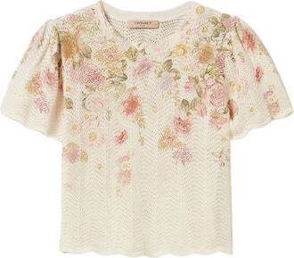 Twinset Twin-set Sweaters - Dames - Ronde hals truien - Veelkleurig - XL - Truien & Vesten