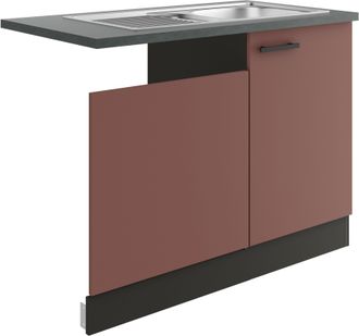 Optifit Spülenschrank »Palma« Breite 110 cm, geeignet für teilintegrierte Geschirrspüler
