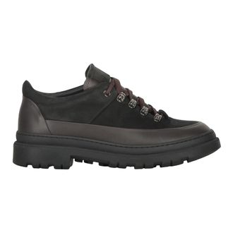 Moorer Fitness, Heren, Zwart, 42 EU, Lederen Veterschoenen