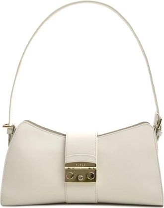Furla Dames Metropolis Tas - Dames - Schoudertassen - Beige - ONE Size - Tassen