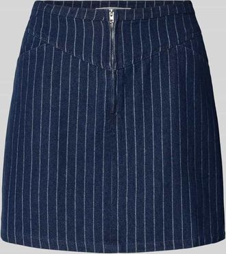 Neo Noir Neo Noir Jeansrock mit Reißverschluss Modell Gabani in Jeansblau, Größe 34