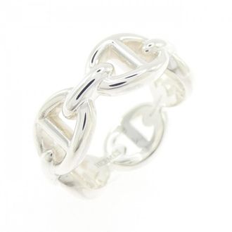 Herm&egrave;s Silver 925 Band Ring (Pre-Owned)