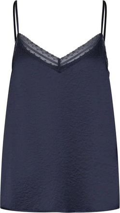 Lollys Laundry Sleeveless Tops - Dames - Tops zonder mouwen - Blauw - L - Tops