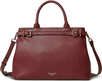 Twin-Set Borsa tote con fibbia - Rosso