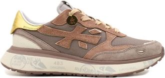 Premiata Lauryn Lage Sneakers in Roze - Dames - Sneakers - Roze - 36 EU - Leer - Schoenen