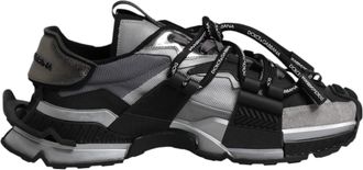 Dolce & Gabbana Multicolor Panelled Space Sneakers Men L-39 R-39.5 Mens Shoes (Pre-Owned)