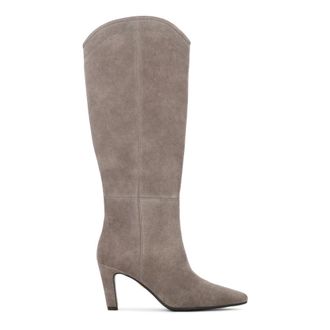 Kazar Botas altas de tac&oacute;n Kazar de ante gris - Shoes - Mujer - Gris - 36 EU