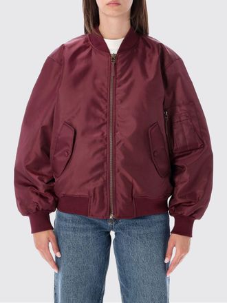 Anine Bing Leon Relaxed Fit Bomber Jacket in Polyester with Zip Closure
