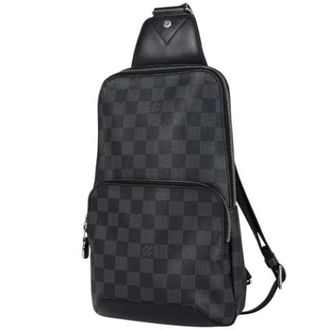 Louis Vuitton Tweedehands Canvas Louis Vuitton tassen - Heren - Pre-owned - Zwart - Maat: ONE Size
