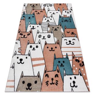 RugsX RugsX Fun Rug in Pink | Size: 180 cm x 270 cm