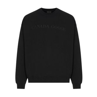 Canada Goose Rove Crewneck Sweatshirt - male - Canada Goose - Sweatshirts - Black - S - Sweatshirts & Hoodies