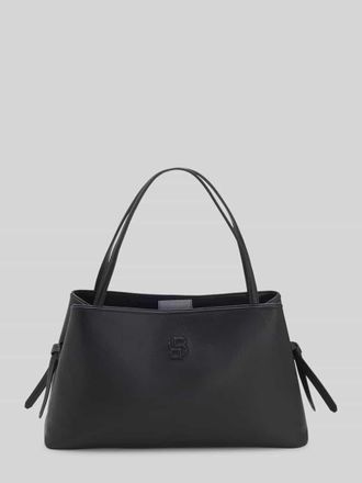 HUGO BOSS Shopper aus Kunstleder mit Logo-Pr&auml;gung in Black, Gr&ouml;&szlig;e 1