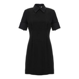 Sportmax Cipro Suit - Dames - Korte kleedjes - Zwart - S - Leer - Kleedjes