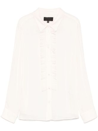 Nili Lotan Danika shirt - women - Silk - S - Neutrals