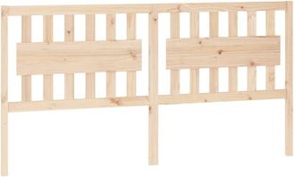 vidaXL Cabecero De Cama Madera Maciza De Pino 185,5x4x100 Cm Vidaxl